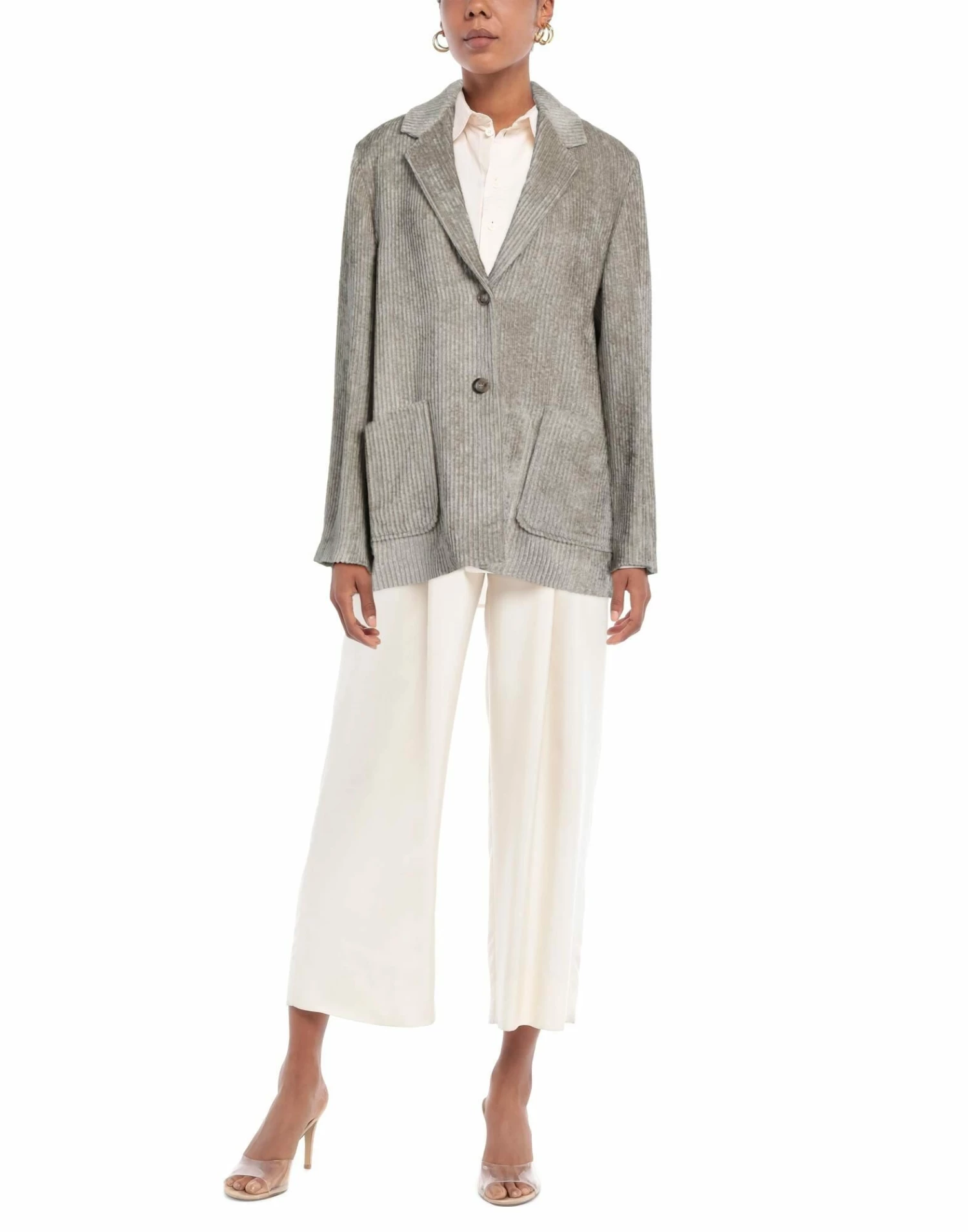 SEVENTY SERGIO TEGON Blazer For Women Dove Grey - Image 2