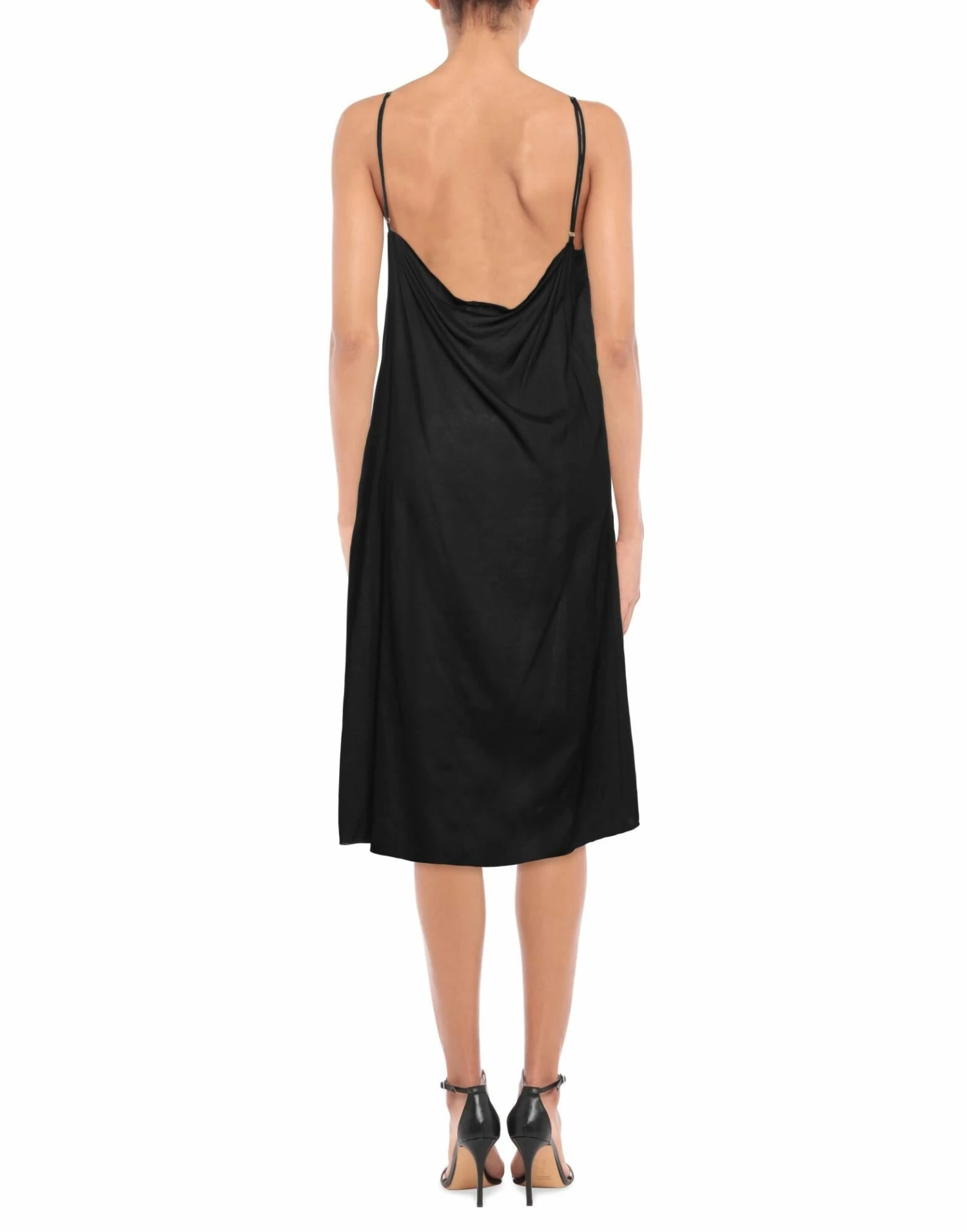 SEVENTY SERGIO TEGON Midi Dress For Women Black - Image 3