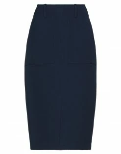 SEVENTY SERGIO TEGON Midi Skirt For Women Dark Blue
