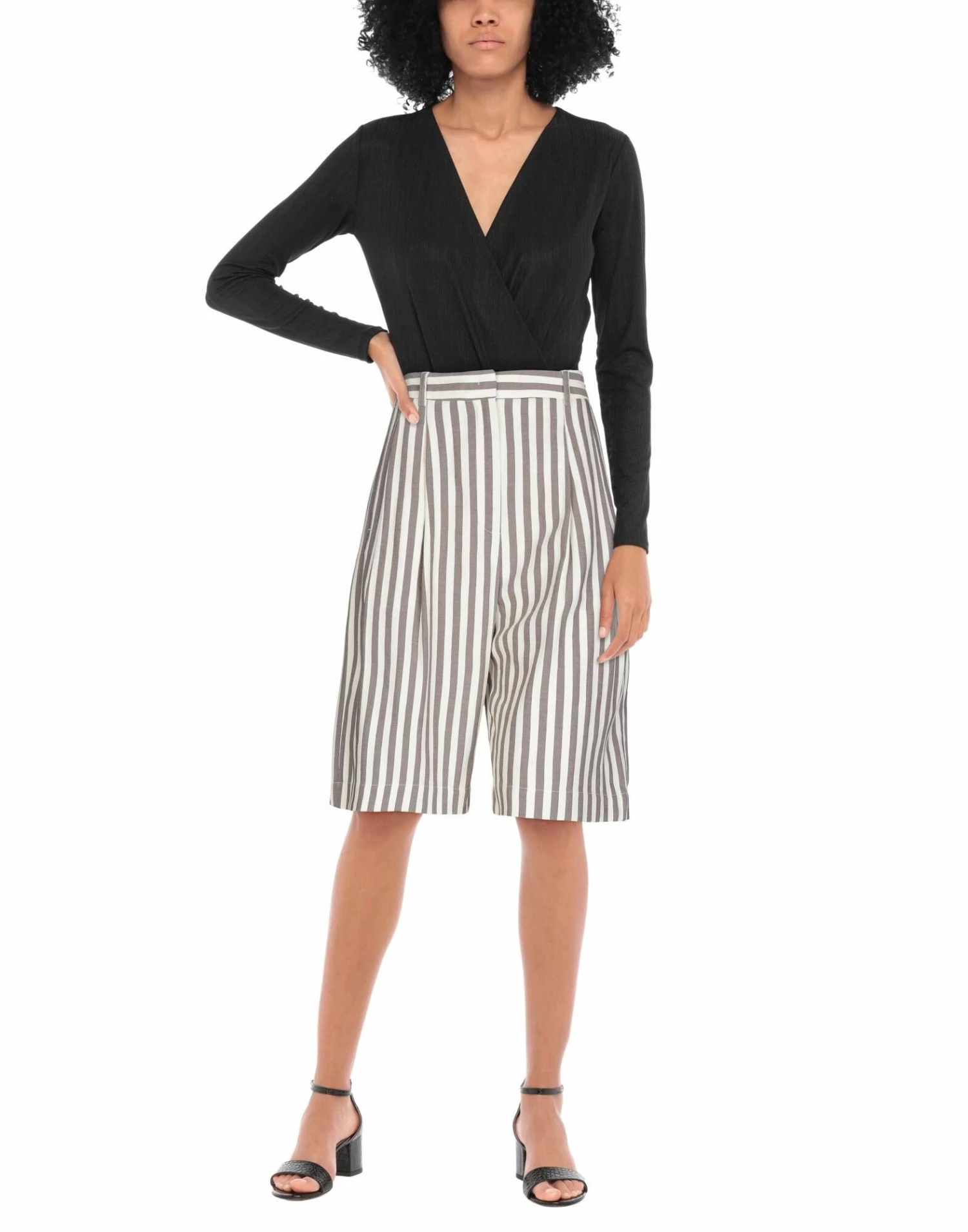 SEVENTY SERGIO TEGON Shorts & Bermuda For Women Ivory - Image 2