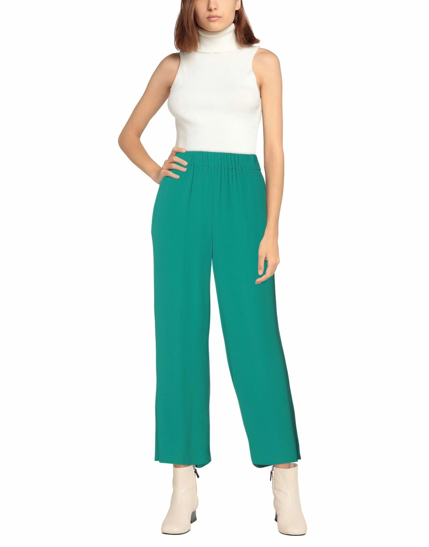SEVENTY SERGIO TEGON Casual Pants For Women Green - Image 2