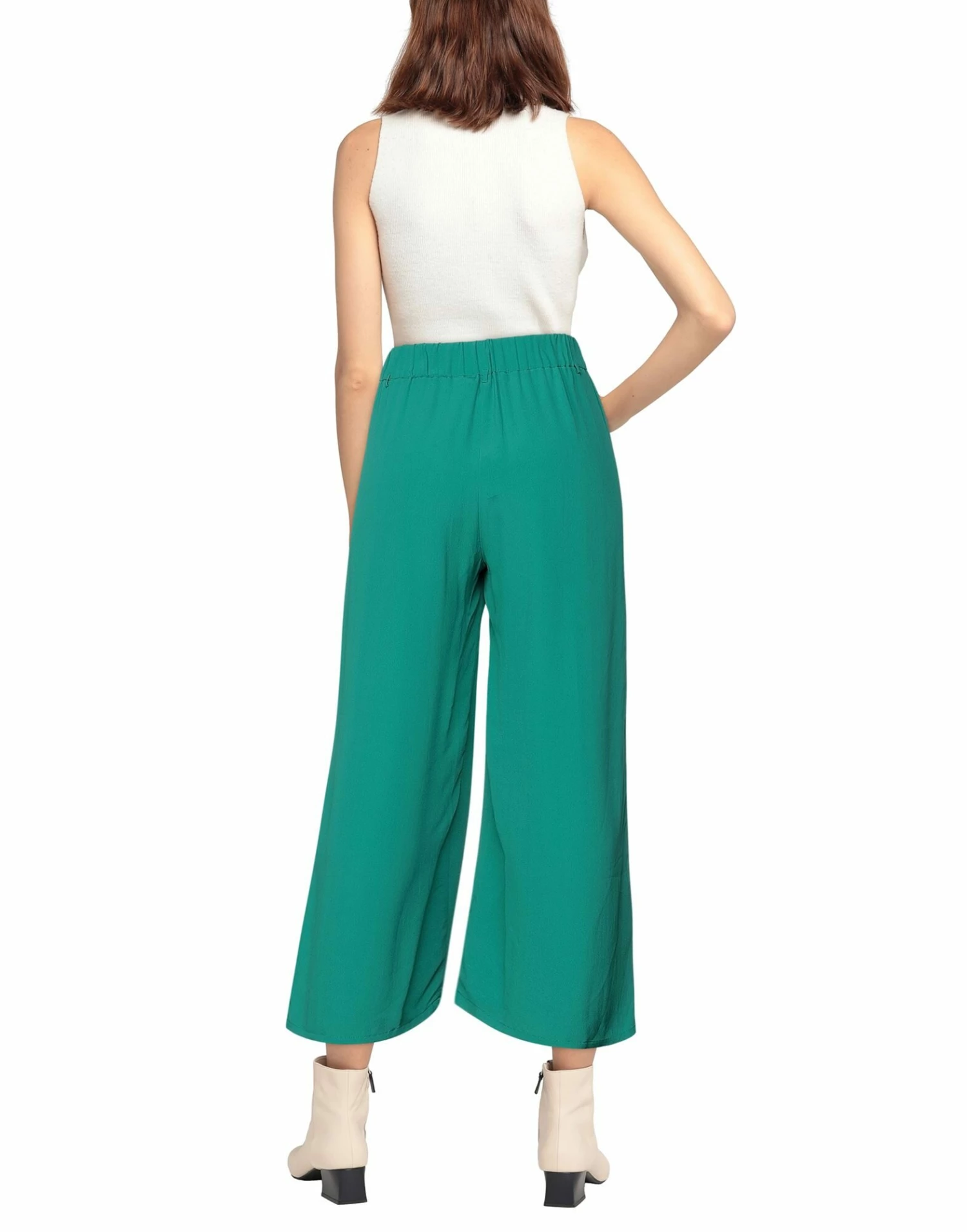 SEVENTY SERGIO TEGON Casual Pants For Women Green - Image 3