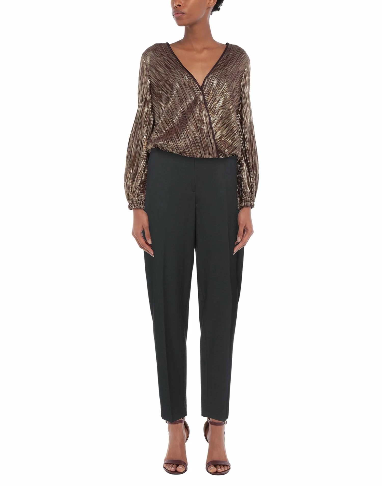 SEVENTY SERGIO TEGON Casual Pants For Women Black - Image 2