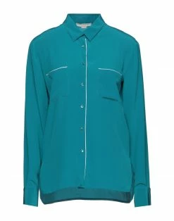 SEVENTY SERGIO TEGON Patterned Shirts & Blouses For Women Turquoise