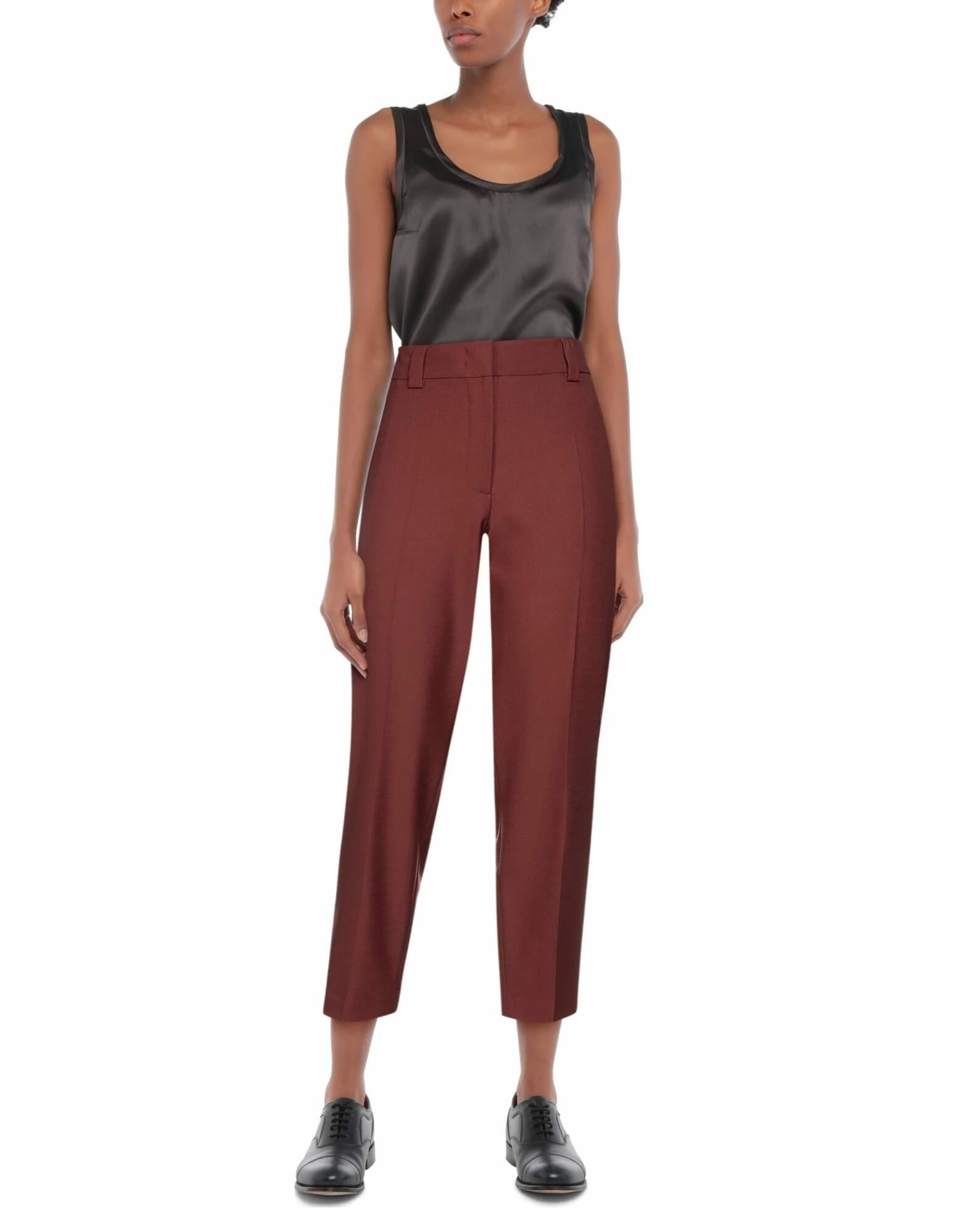 SEVENTY SERGIO TEGON Casual Pants For Women Rust - Image 2
