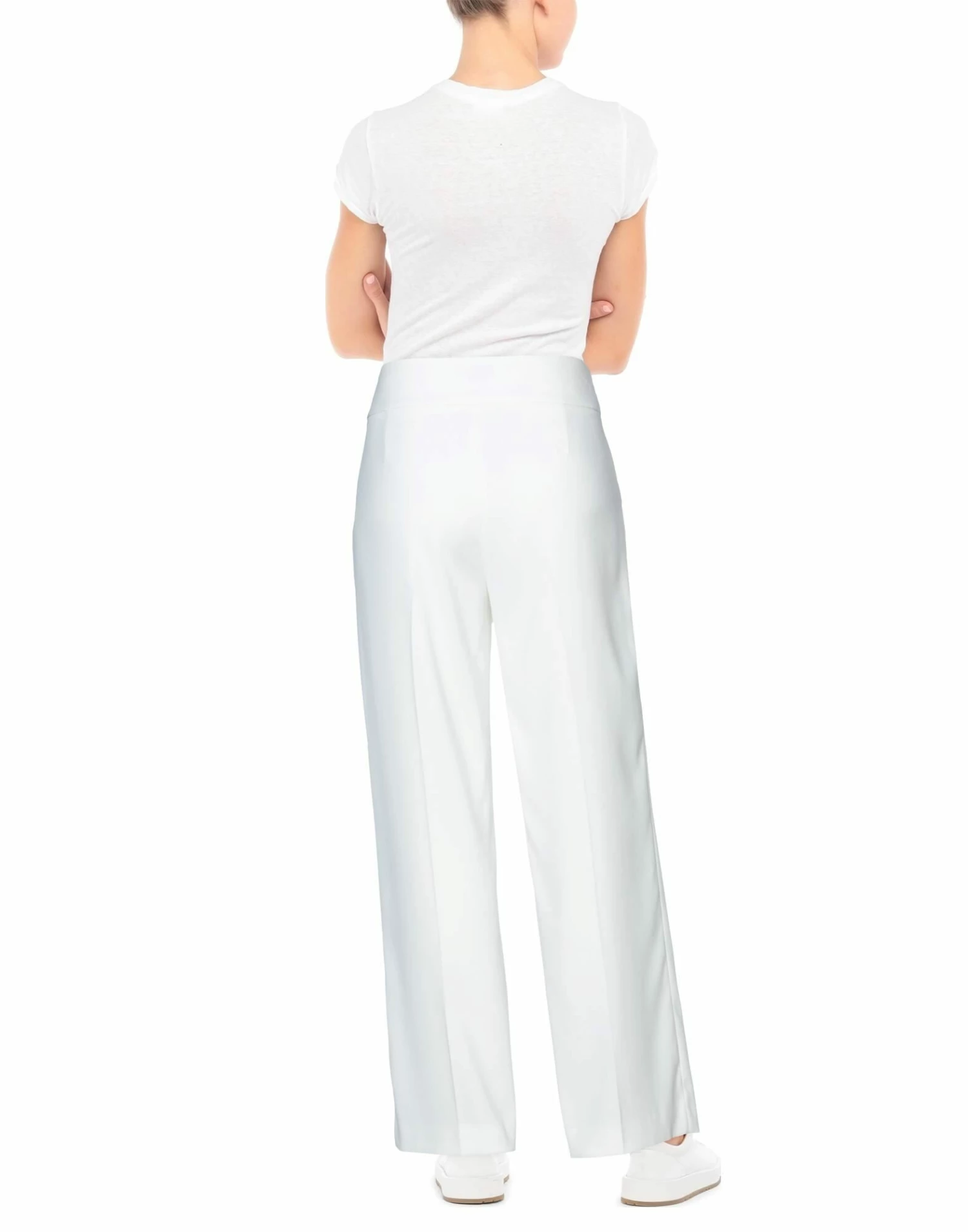 SEVENTY SERGIO TEGON Casual Pants For Women White - Image 3