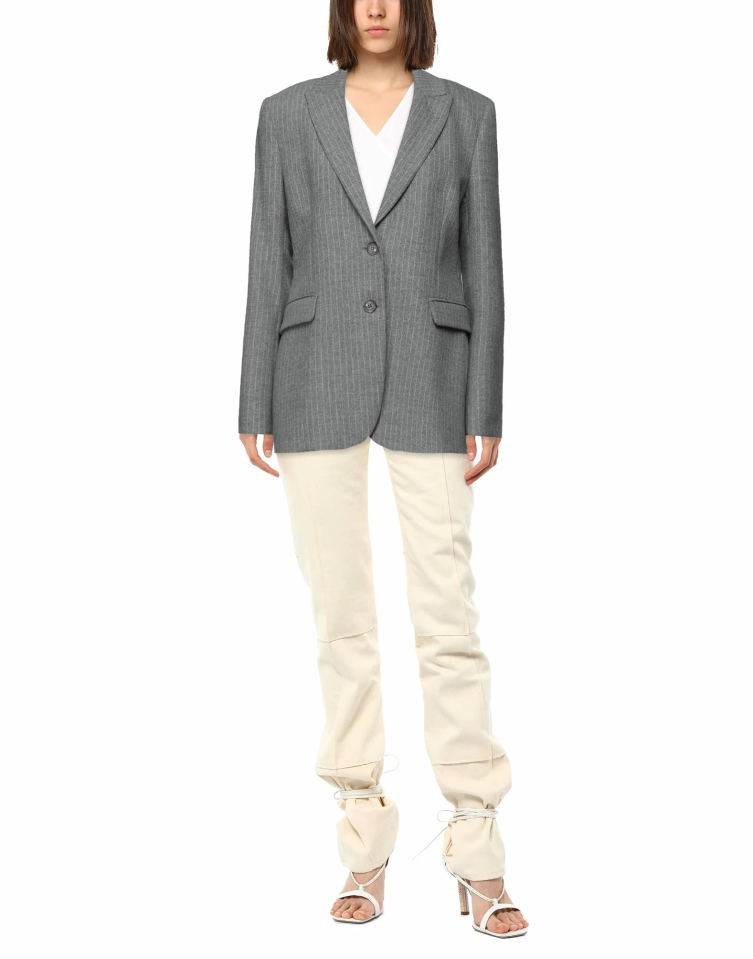 SEVENTY SERGIO TEGON Blazer For Women Grey - Image 2