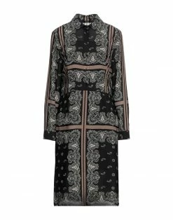 SEVENTY SERGIO TEGON Midi Dress For Women Black