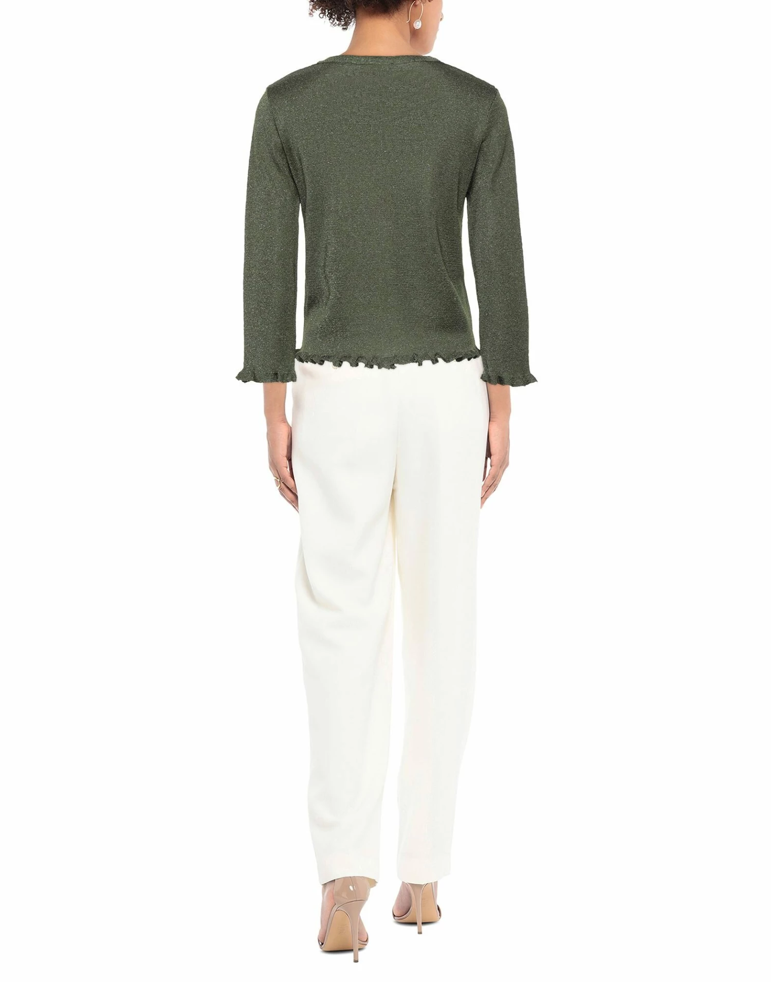 SEVENTY SERGIO TEGON Cardigan For Women Military Green - Image 3