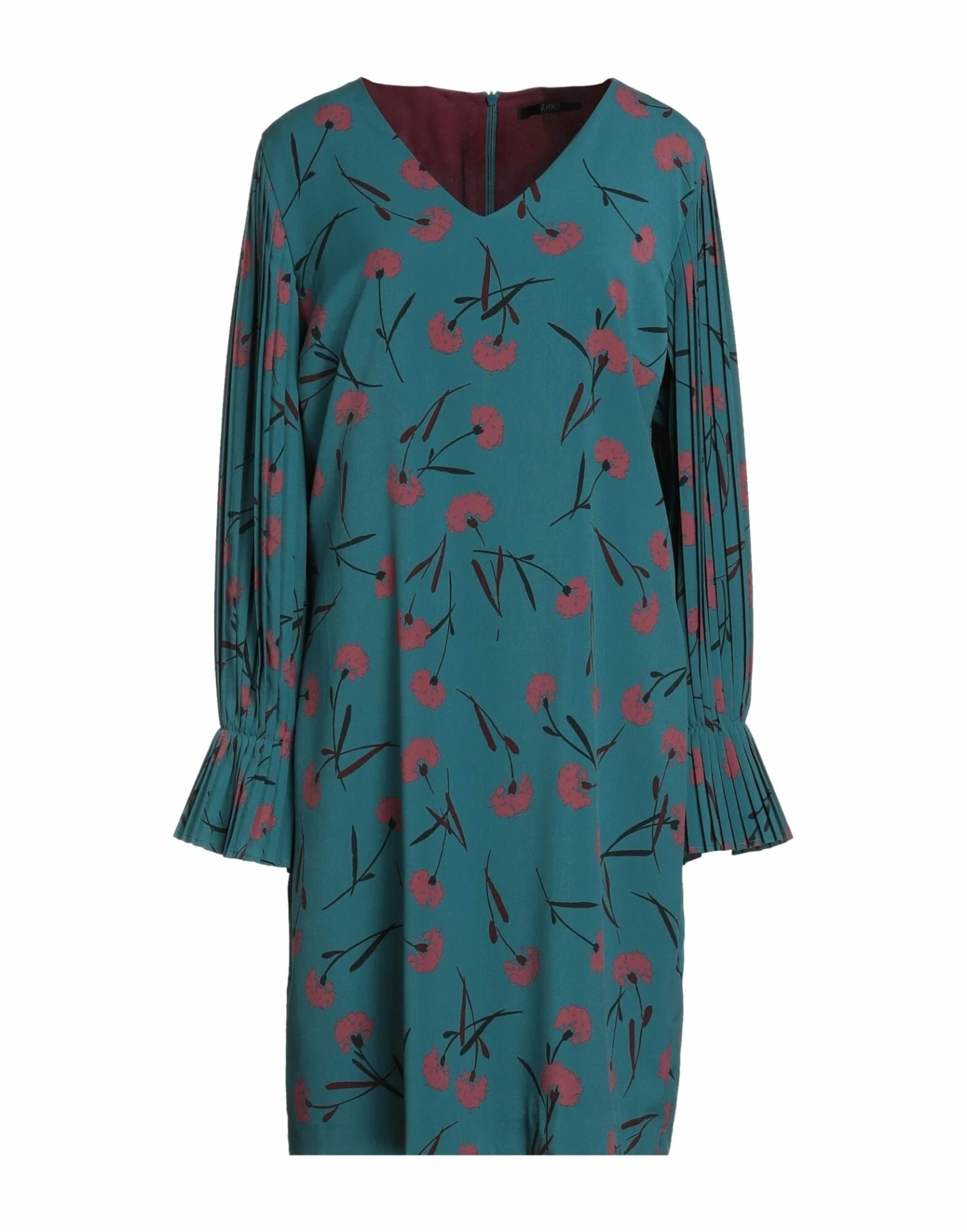 SEVENTY SERGIO TEGON Short Dress For Women Deep Jade - Image 5