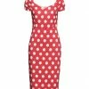 SEVENTY SERGIO TEGON Midi Dress For Women Red